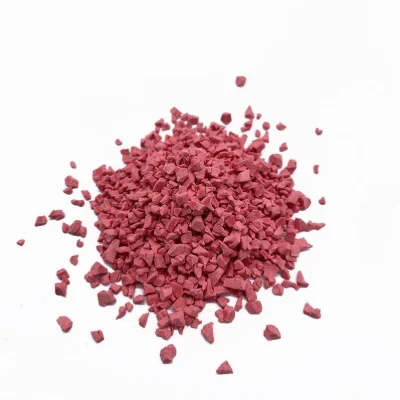 Grânulos de borracha EPDM/partículas de borracha EPDM de superfície de borracha granulada colorida de segurança reciclada